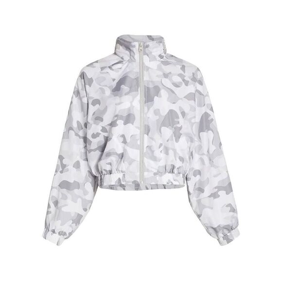 NEW Blanc Noir Tempest Gray Camo Wind Jacket Size Small - Picture 8 of 10